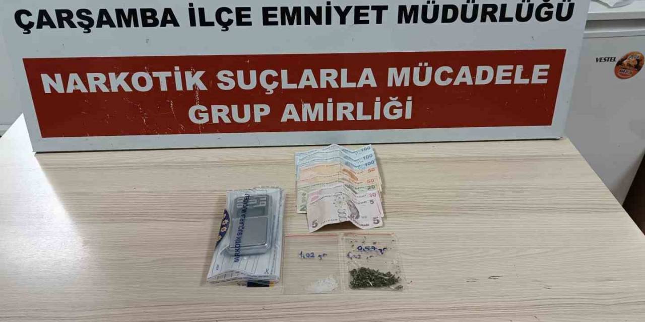Çarşamba’da Uyuşturucu Baskını: 1 Tutuklama