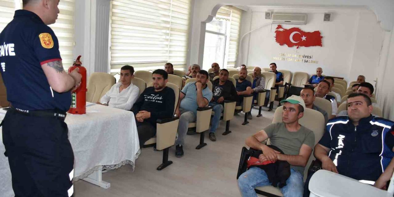 İskilip’te Belediye Personeline Afet Eğitimi