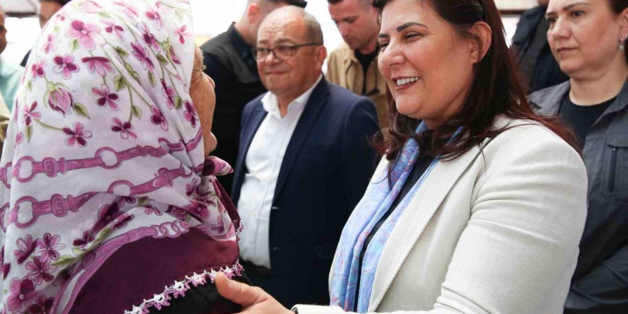 Başkan Çerçioğlu, Sultanhisar Pazarı’nı Ziyaret Etti