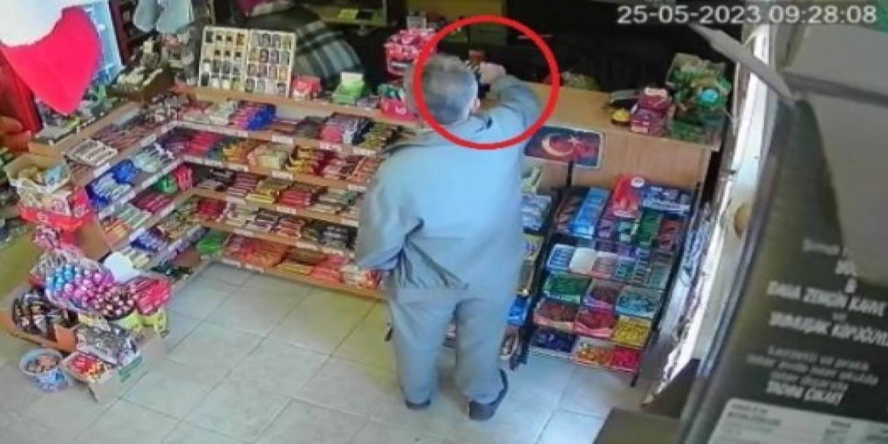 Büfeye Dadanan Çakmak Hırsızı Yakalandı