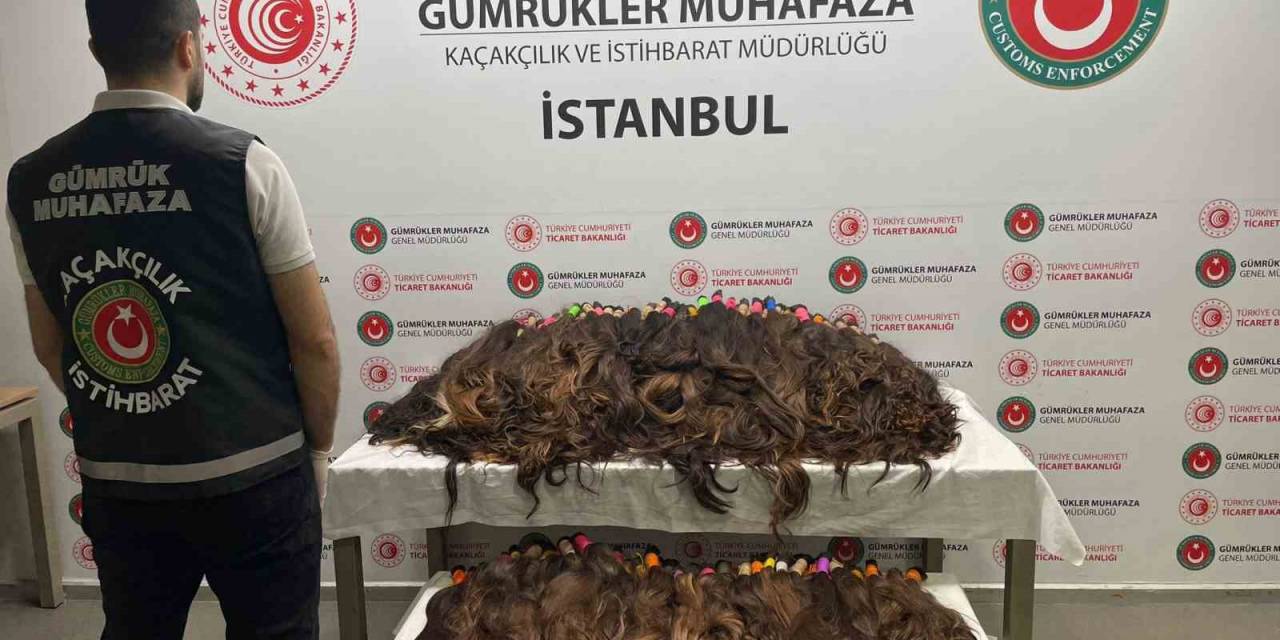 Sabiha Gökçen Havalimanı’nda 68 Kilo İnsan Saçı Ele Geçirildi