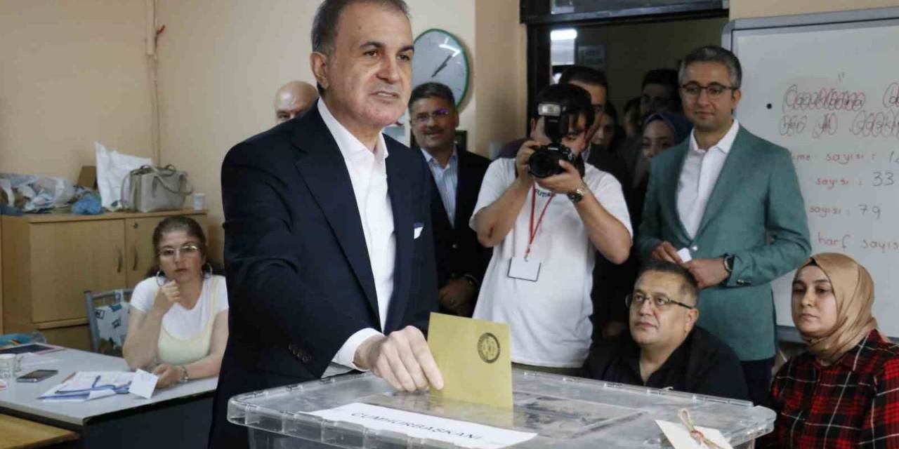 Ak Parti Sözcüsü Çelik: "türkiye Bir Kere Daha Büyük Bir Demokrasi Sınavını Bütün Gücünü Göstererek Veriyor"