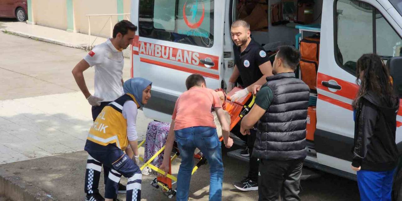 Oy Kullanmaya Sağlık Görevlisinin Sırtında Gitti