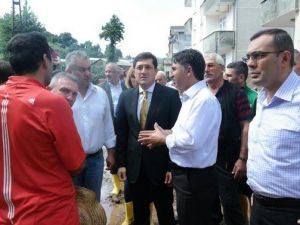 Murat Hazinedar Afet Bölgesi Artvin’e Gitti