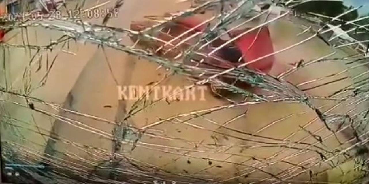Bir Kişinin Hayatını Kaybettiği Trafik Kazası Kameralara Yansıdı