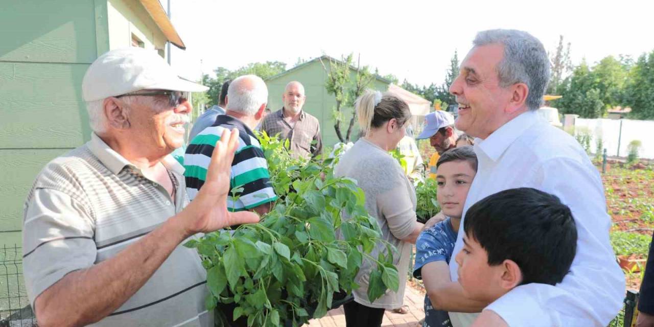 Beyazgül, Hobi Bahçesi Sakinlerine İsot Fidesi Dağıttı