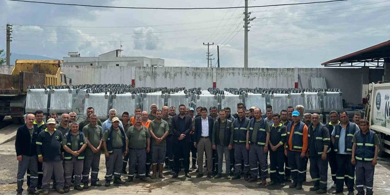Nazilli’ye Bakanlıktan 505 Yeni Çöp Konteyneri