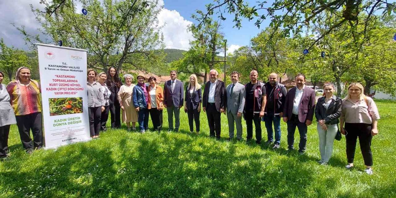 Kadın Çiftçiler Kurt Üzümü İle Gelirlerini Arttırılacak