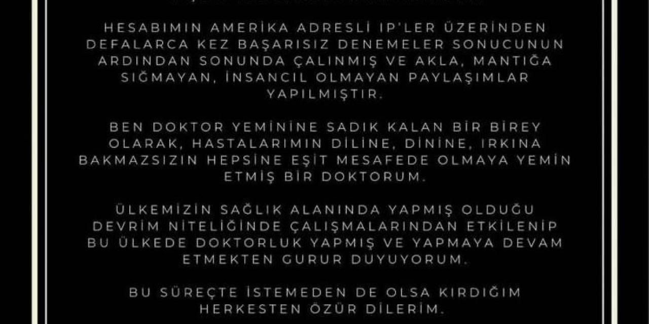 Tesettürlü Kadınlara Yönelik Büyük Tepki Toplayan Paylaşım Sonrası Doktordan Açıklama