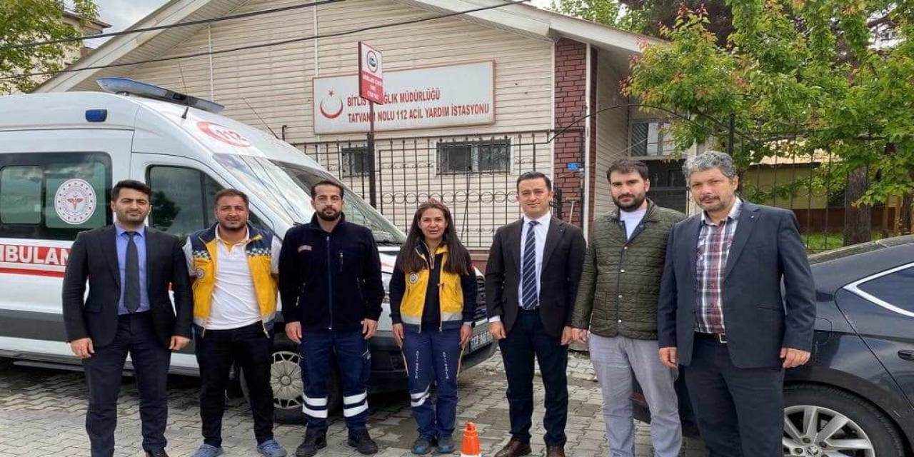 Sağlık Müdürü Ekici’den Tatvan’daki 112 İstasyonlarına Ziyaret