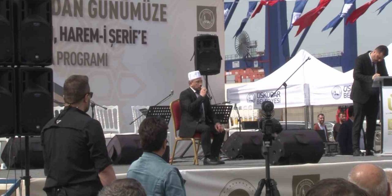 Hacı Adayları Üsküdar’da Düzenlenen Programla Uğurlandı