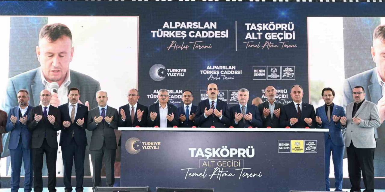 Alparslan Türkeş Caddesi Açıldı, Taşköprü Alt Geçidi’nin Temeli Atıldı