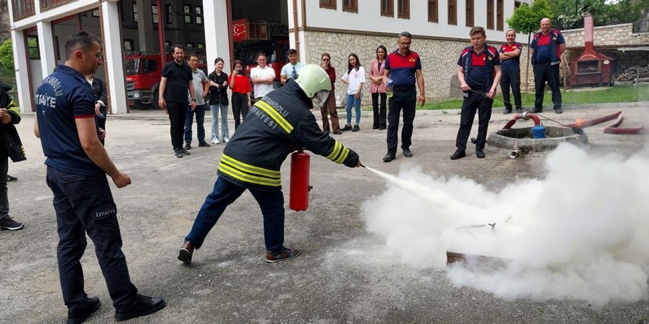 Safranbolu’da İtfaiyeden Sertifikalı Eğitim