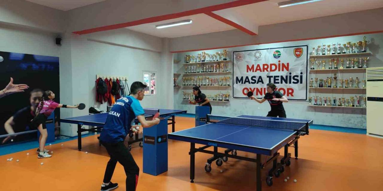 Mardin’in Masa Tenisi Kız Takımı Avrupa’da Boy Gösterecek