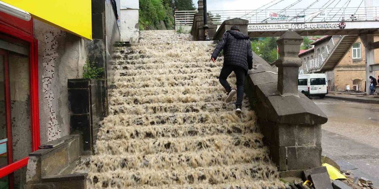 Bitlis’te Sağanak Sele Neden Oldu