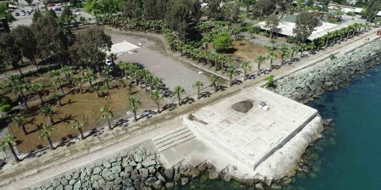Akçaabat Sahil Park Etap Etap İlerliyor