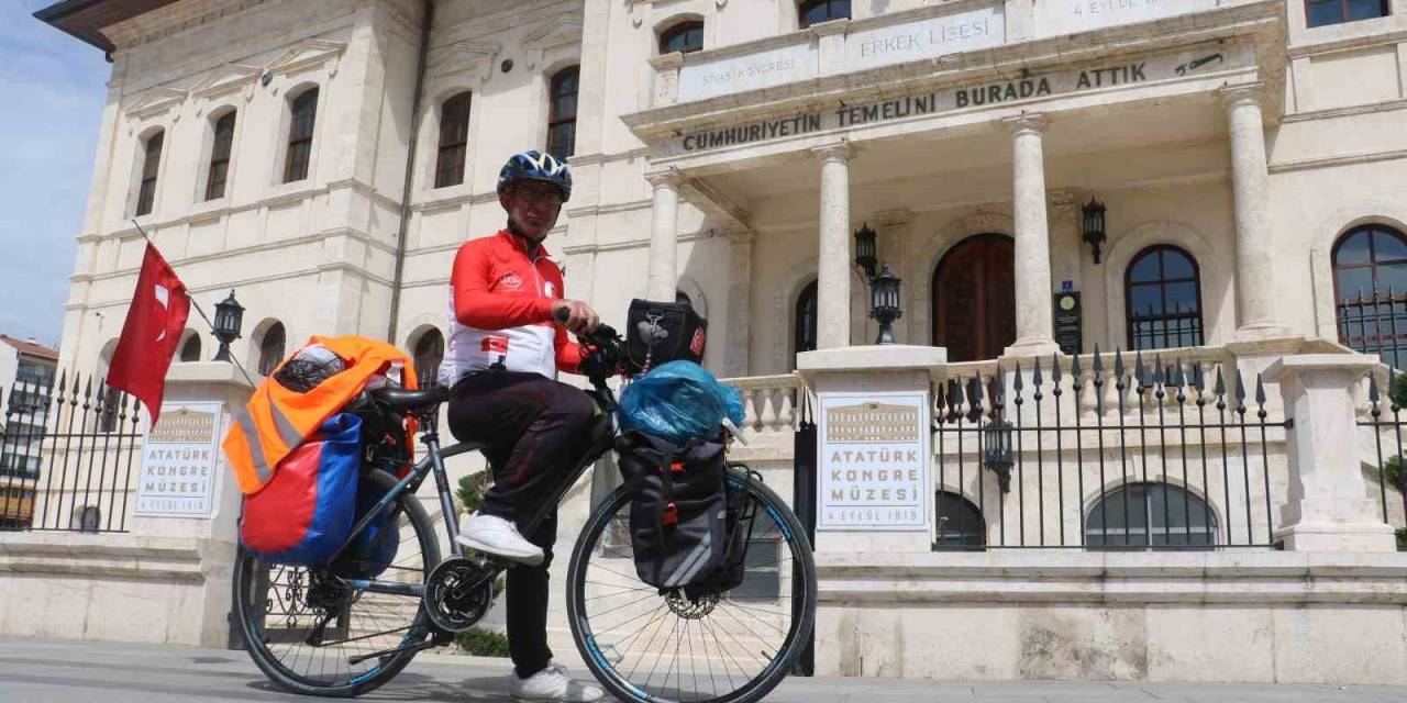 Şehitler İçin Bin 200 Kilometre Pedal Çevirecek