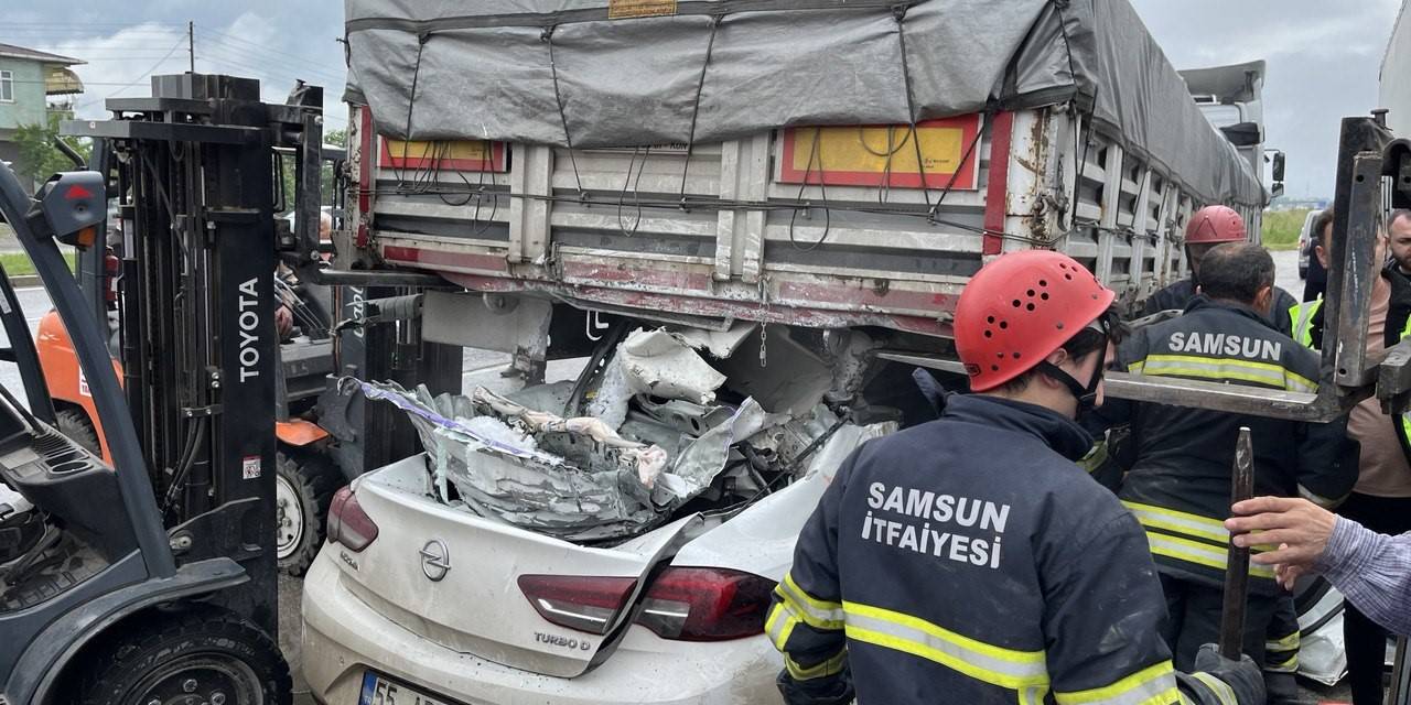 Samsun’da Dehşete Düşüren Kaza: Baba Öldü, Kızı Ağır Yaralandı