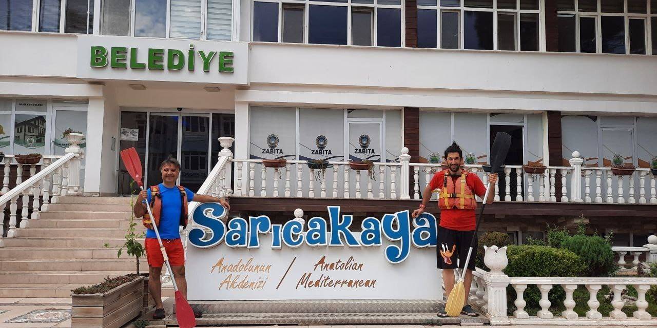 Esdag Üyeleri Debisi Yükselen Sakarya Nehri’nde Kano Yaptı