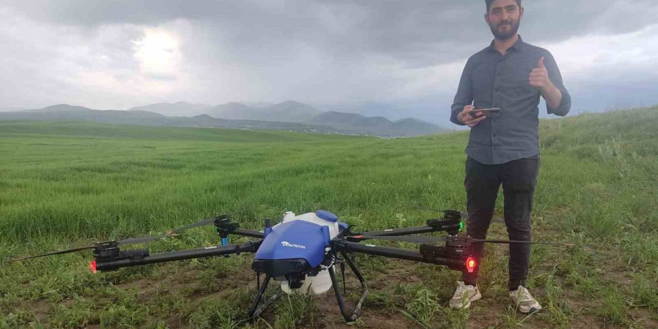 Malazgirt’te Drone İle İlaçlama Dönemi
