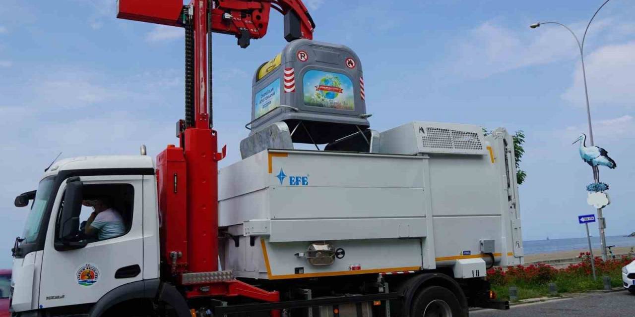 Atakum’a 180 Adet Yer Üstü Konteyneri