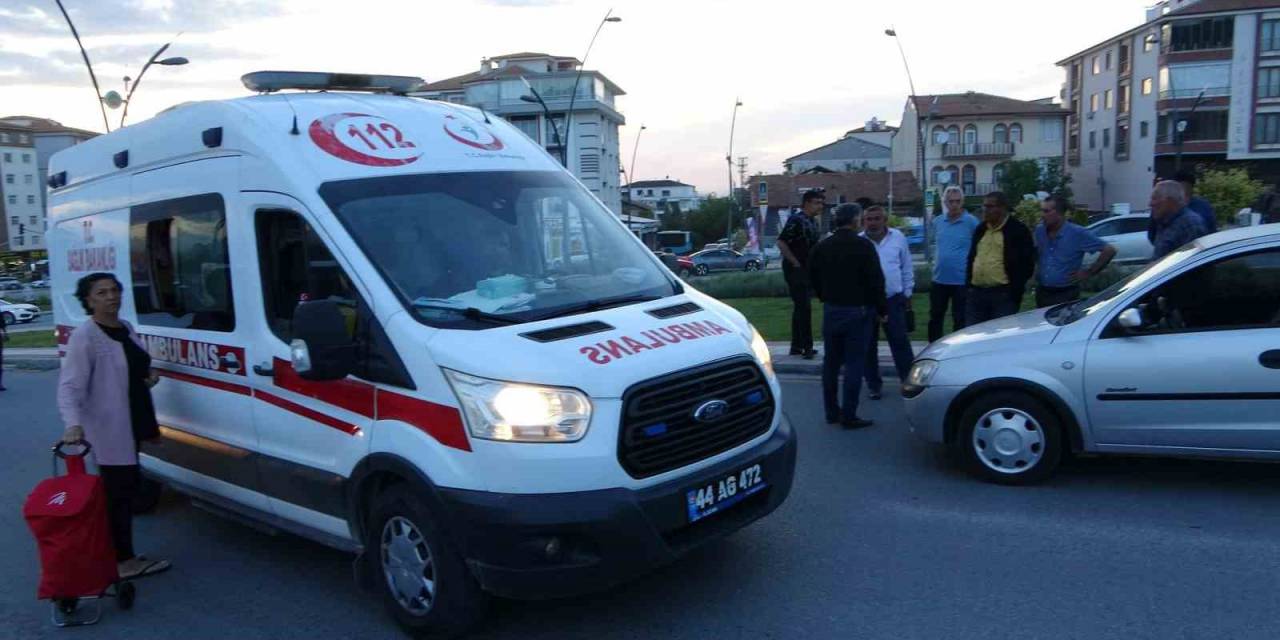 Otomobilin Çarptığı Yaya Yaralandı
