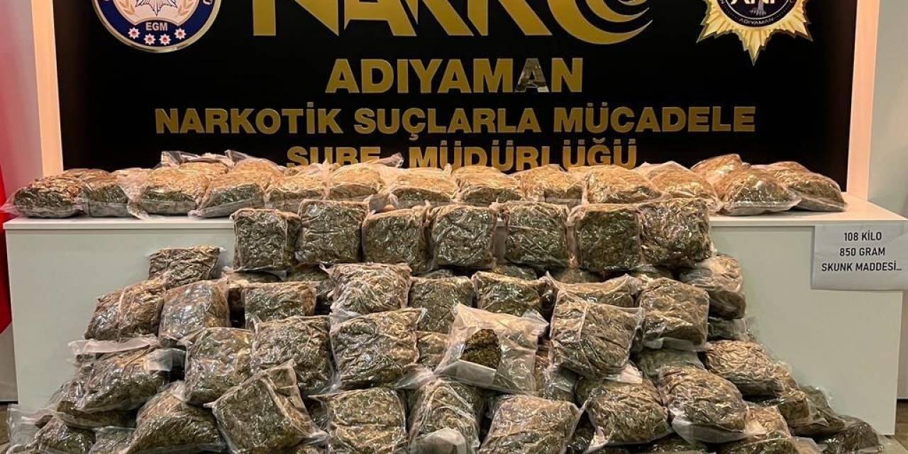 Tırda 108 Kilogram Uyuşturucu Ele Geçirildi