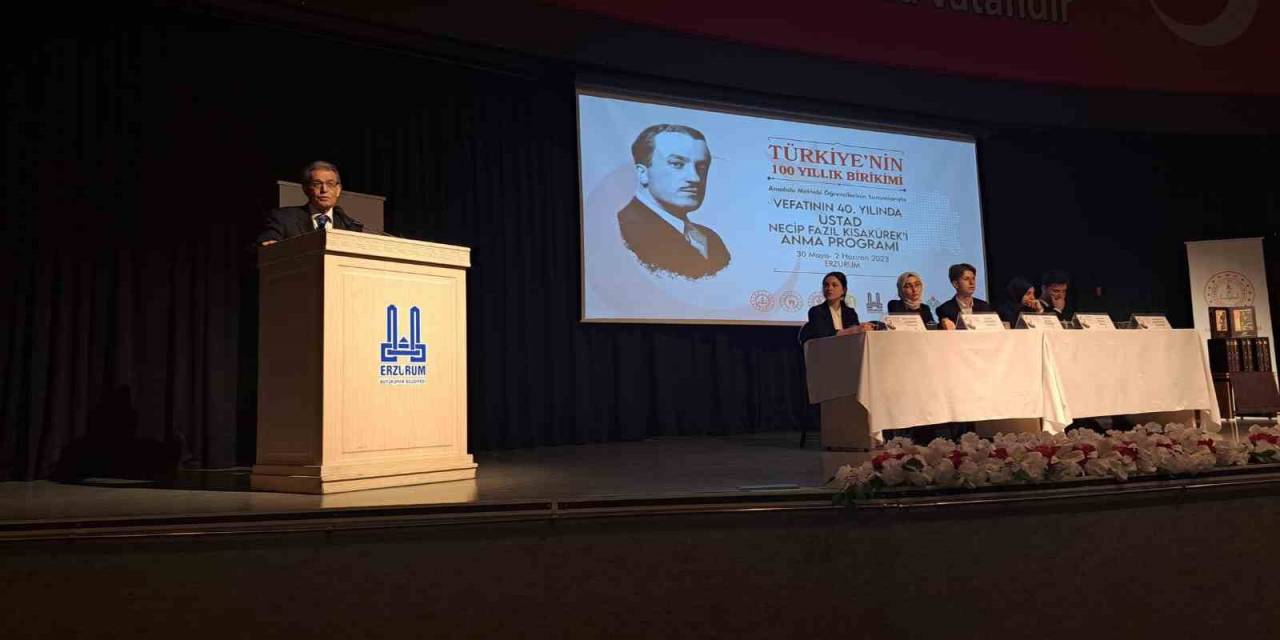 Kısakürek Vefatının 40’ıncı Yılında Düzenlenen Programla Anıldı