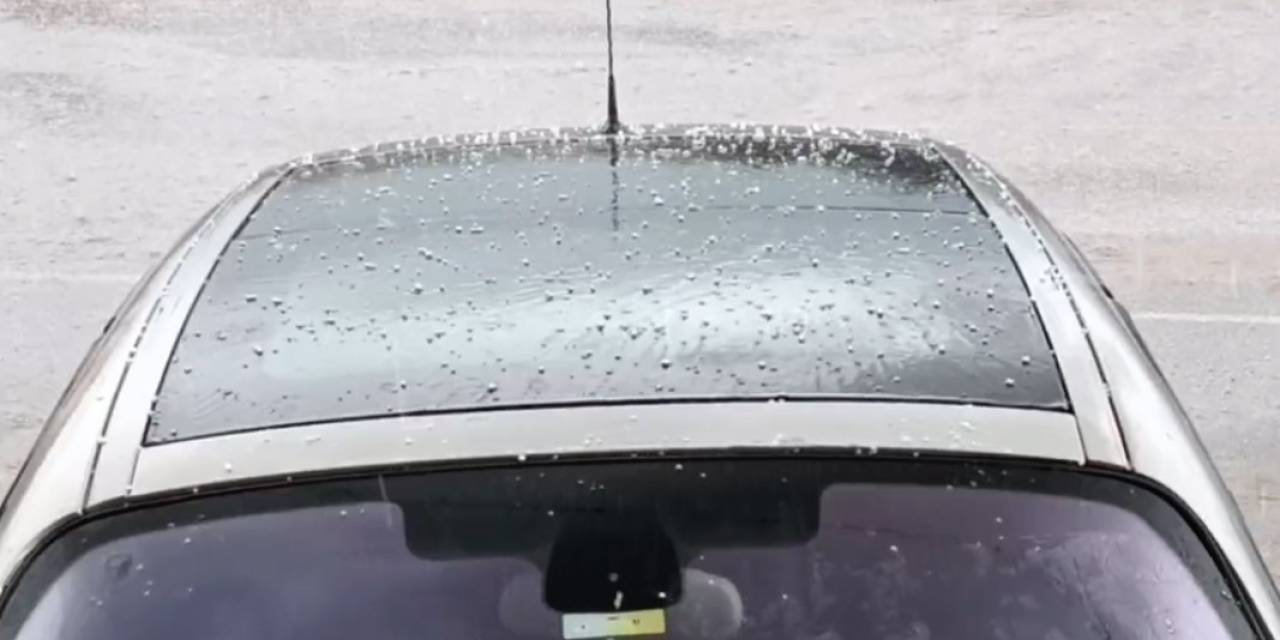 Gemerek’te Dolu Yağışı Etkili Oldu