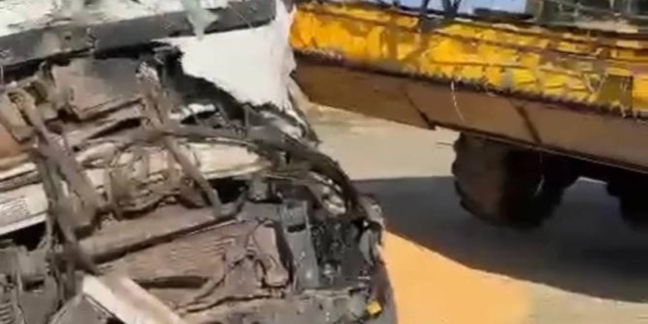 İdil’de Tırla Biçerdöver Çarpıştı: 1 Ağır Yaralı