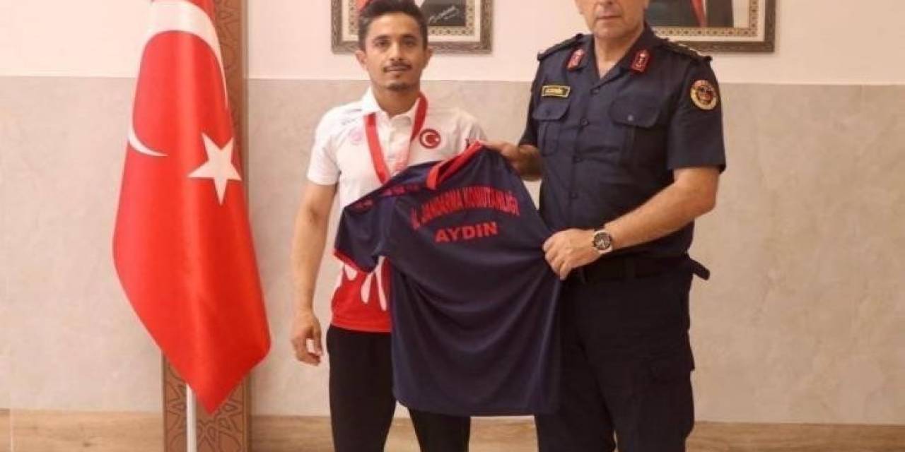 Aydın İl Jandarma Komutanı Aldemir, Dünya İkincisi Sılıv’ı Ağırladı