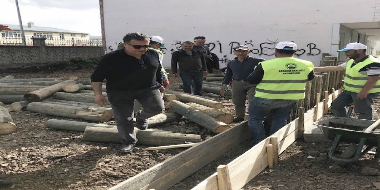 Ardahan Belediyesinin Sosyal Donatı Yatırımları Devam Ediyor