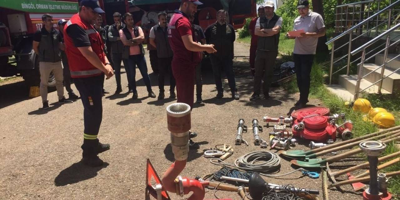 Bingöl’de Orman Yangınlarıyla Mücadele Eğitimi