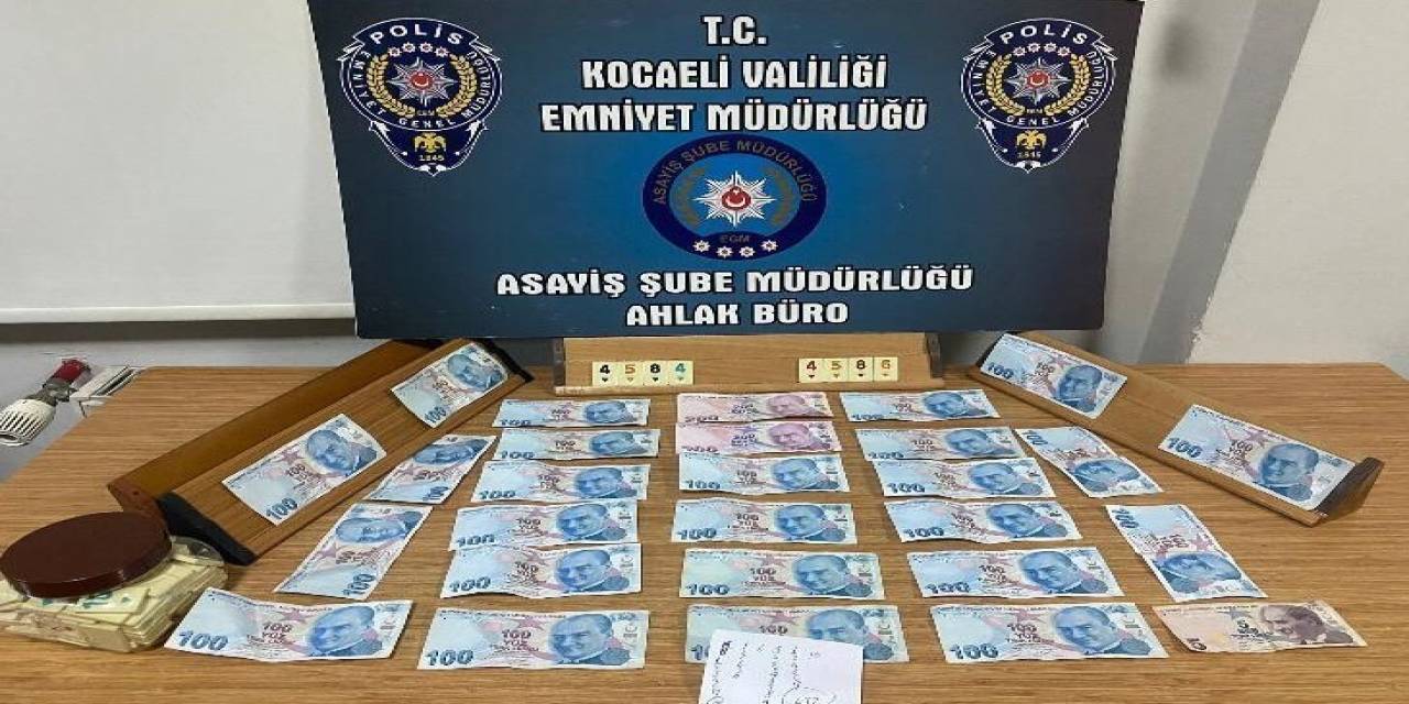 Kocaeli’de Kumar Oynayanlara Baskın