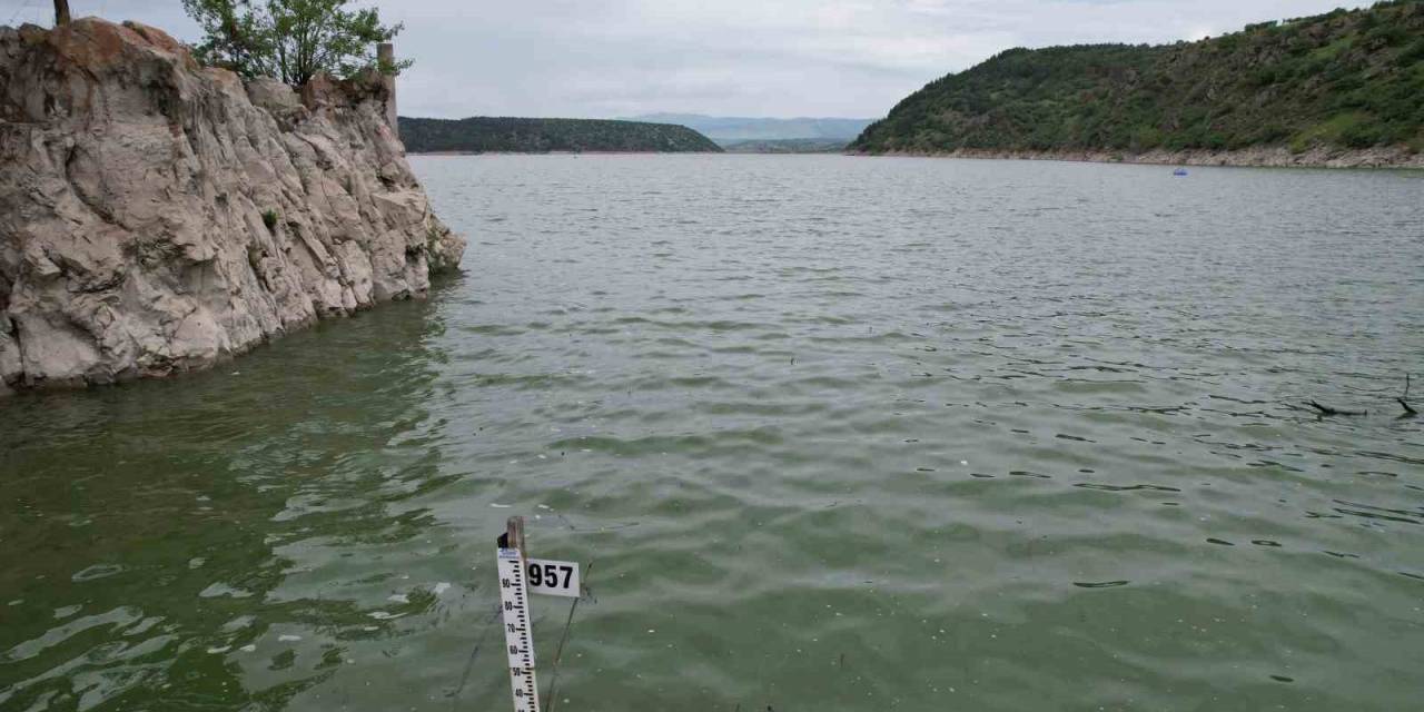 Başkentte Barajların Doluluk Oranı Havadan Görüntülendi