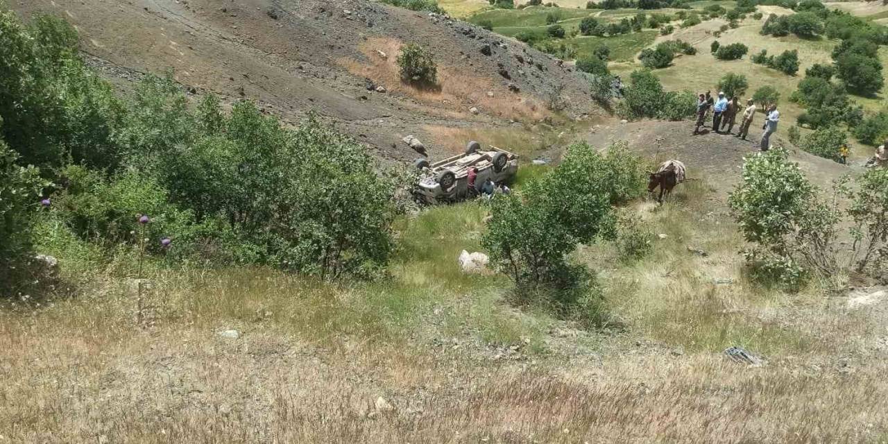 Siirt’te Kamyonet Takla Attı, Sürücü Kazayı Yara Almadan Atlattı