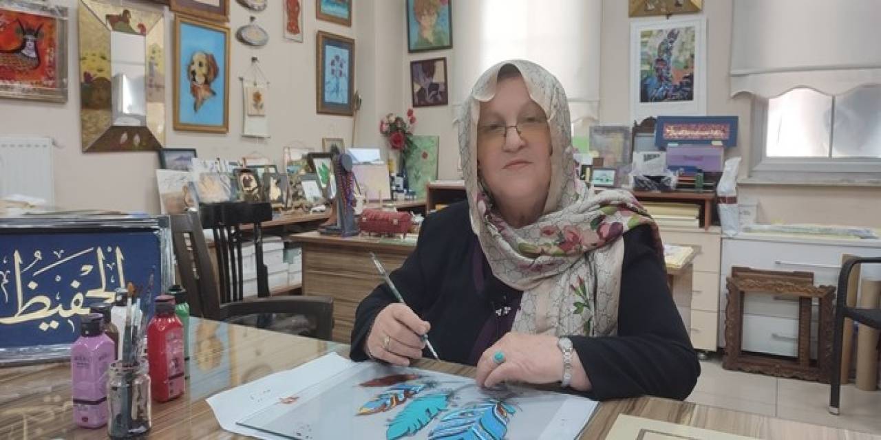 Gelin Aynaları Cam Altı Boyama Sanatına Konu Oldu