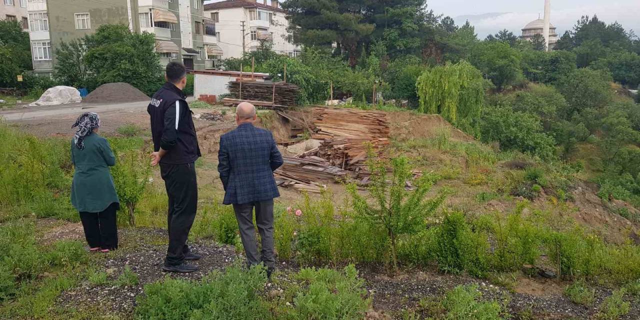 Karabük’te Heyelan Vatandaşları Tedirgin Etti