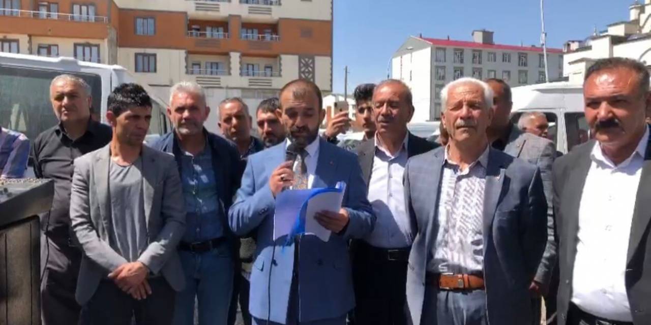 Patnos Şoförler Odasından Bozuk Yollara Tepki