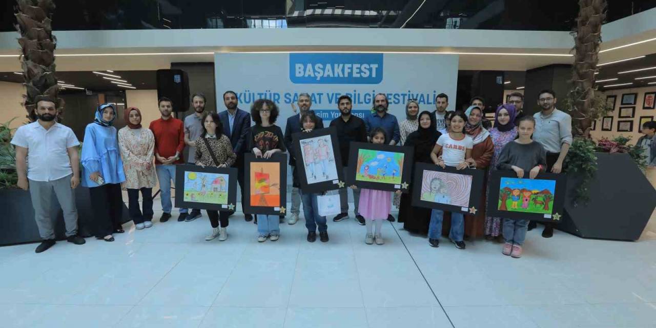 Başakşehirli Çocuklar Resim Yarışmasında Marifetlerini Gösterdi