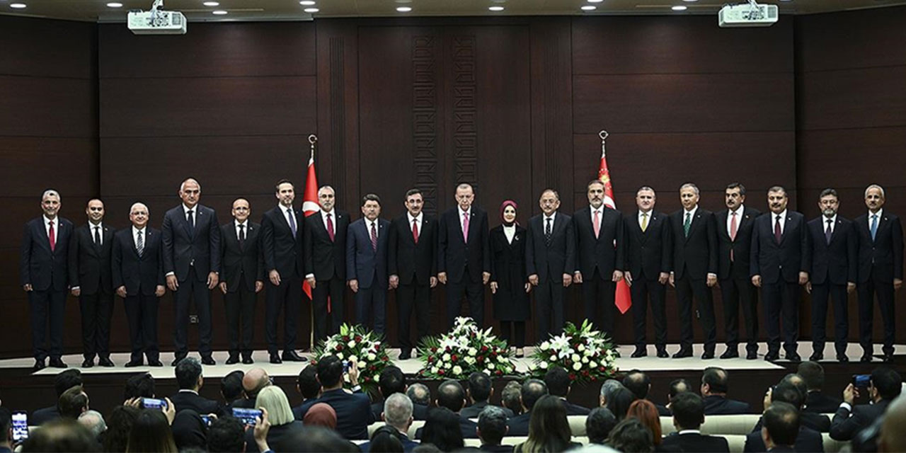 Cumhurbaşkanı Erdoğan Kabineyi Açıkladı