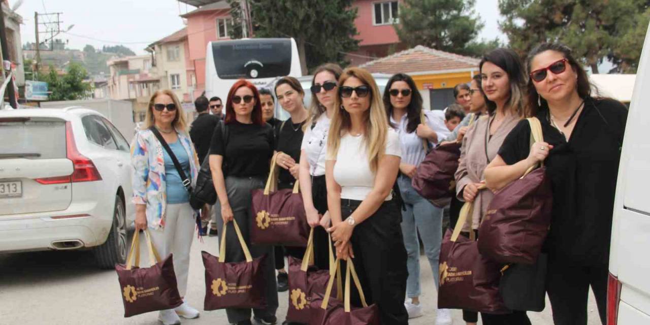 Kadın Sanayiciler Hatay’da Depremzedelere Dokundu