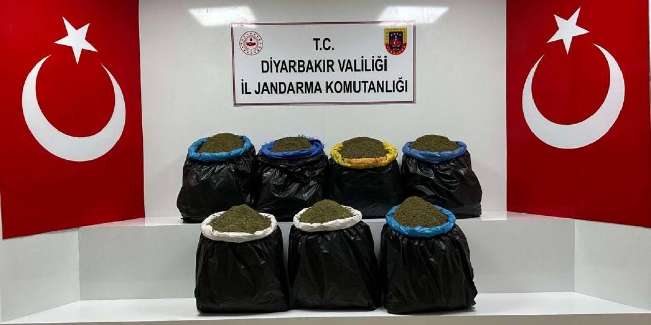 Diyarbakır’da Ağaçlık Alanda 100 Kilo Esrar Bulundu