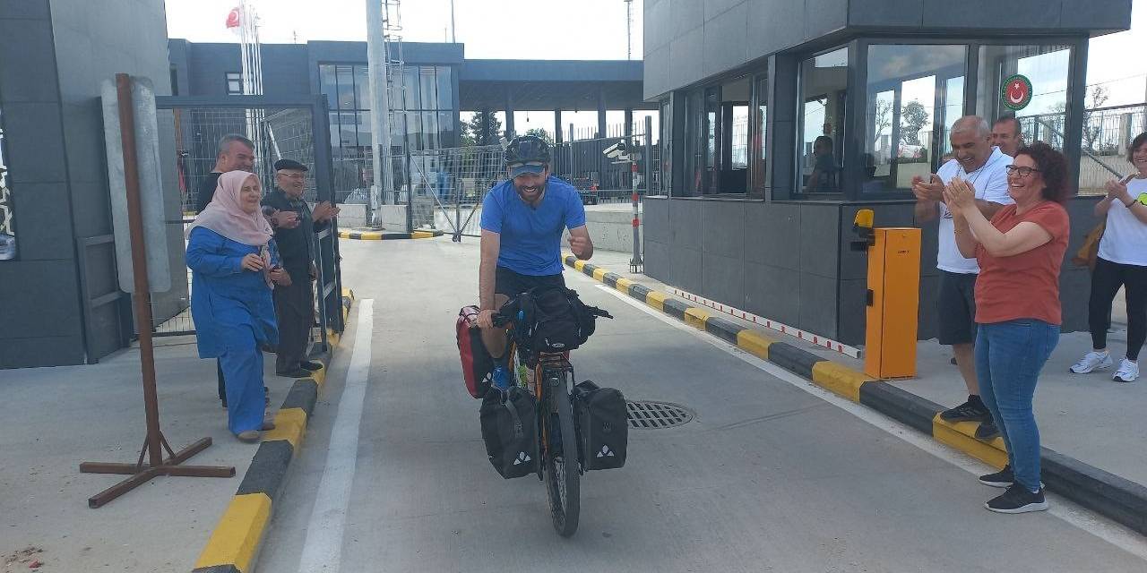 Almanya’dan Edirne’ye Bisikletiyle 33 Günde Geldi