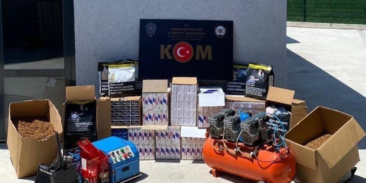 Çanakkale’de Kaçak Sigara Operasyonu