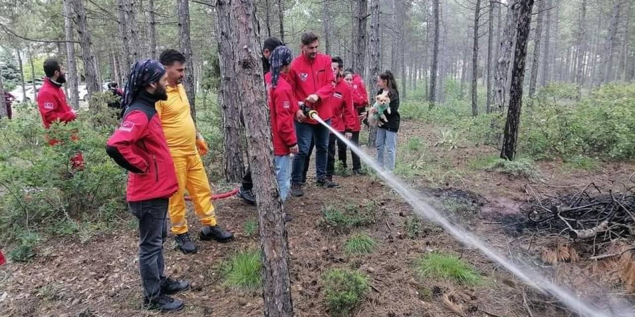 Dak Gönüllülerine Orman Yangınlarına Müdahale Eğitimi Verildi