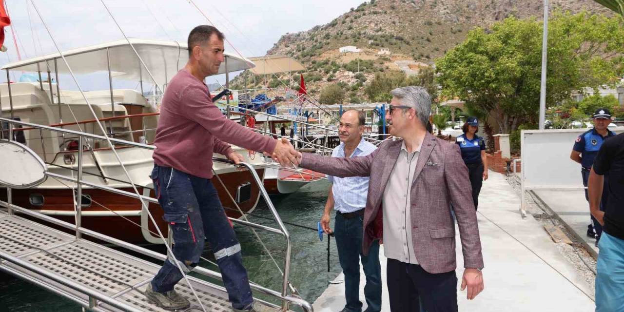 Başkan Oktay, Selimiye Ve Bozburun’da İncelemelerde Bulundu