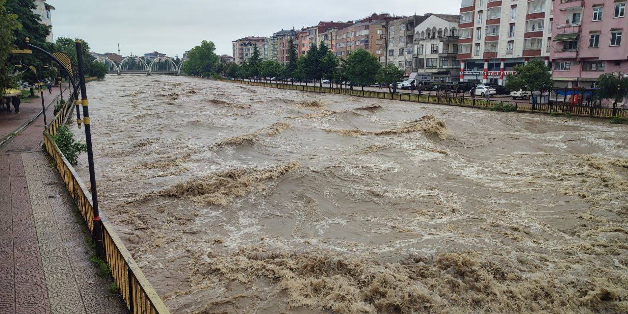 Terme Çayı’nda Korkutan Görüntü