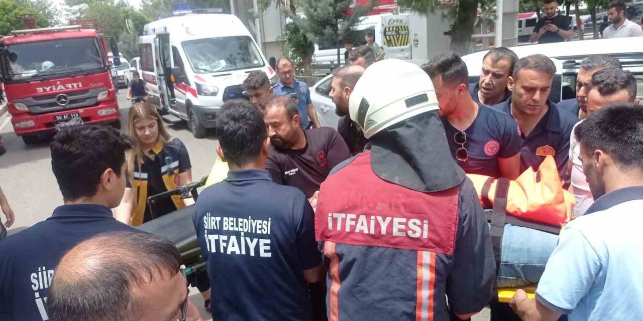 Siirt’te İki Araç Çarpıştı: 1 Yaralı