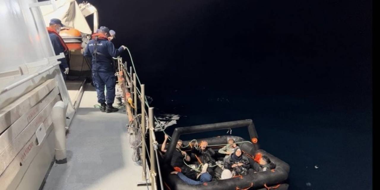 Yunan Unsurlarınca Ölüme Terk Edilen 7 Kaçak Göçmen Kurtarıldı